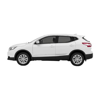 Chromové dveřní lišty Libao V2 (4 ks) Nissan Qashqai 2014–2021 fotografie 4