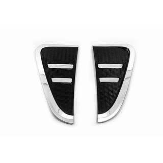Chromové kryty žaber s černou (2 ks) BMW X5 F15 2013–2018 fotografie 1