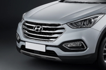 Hyundai IX-35 2010–2015 Chromové ochranné lišty na nárazník pro Tucson Korea 2013-2015 (ABS) fotografie 1