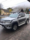 Toyota Hilux 2015– Střešní podélníky s příčníky (2 ks, chrom) fotografie 1