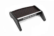 Nissan Primastar 2002–2014 Polička na palubní desku (2010-2014, černá s červeným prošíváním) fotografie 3
