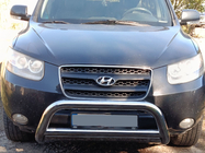 Hyundai Santa Fe 2 2006–2012 Přední ochranný rám Winbo (nerez.) fotografie 3