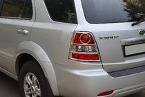 Kia Sorento I BL 2002–2009 Kryty zadních světel (nerez) fotografie 1