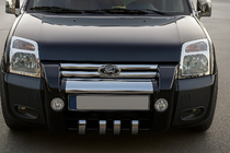 Ford Connect 2010–2013 Nerezové kryty světlometů (2 ks) fotografie 1