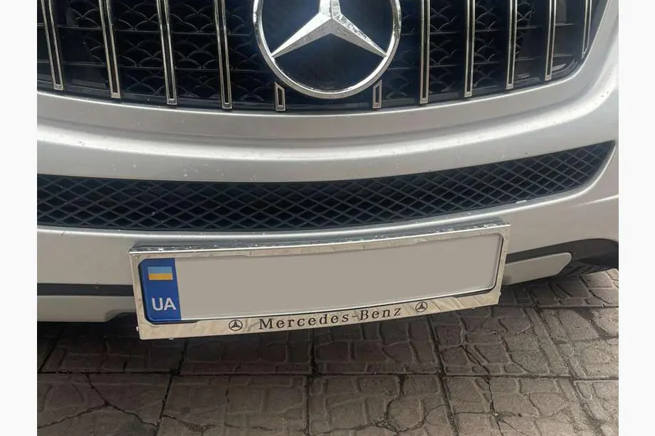 Mercedes-Benz Chromovaný rámeček SPZ Mercedes (1 ks, nerezová ocel) Fotografie 4