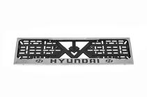 Hyundai Chromovaný rámeček registrační značky Hyundai (1 ks, nerezová ocel) fotografie 2