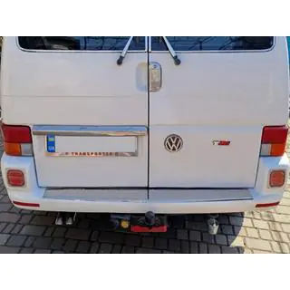 Chromovaný rámeček na SPZ Transporter (1 ks, nerezová ocel) fotografie 2