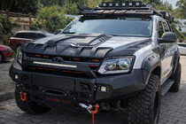 Volkswagen Amarok 2010–2022 Sada krytů na kapotu DRAGON (3 ks) fotografie 1