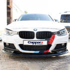 BMW řada 3 F30/F31 2012–2019 Lip spoiler předního nárazníku EuroCap (černý, pro M-Performance) fotografie 5