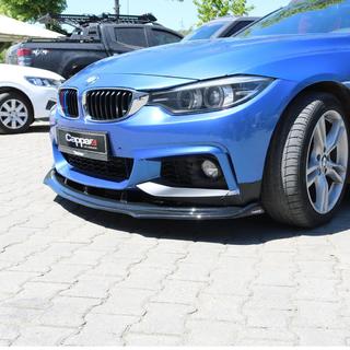 Přední lip spoiler na nárazník pro M-Sport (černý) BMW řada 4 F32/F33/F36 2012–2020 fotografie 2