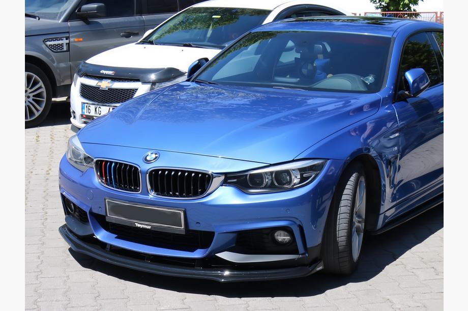 BMW řada 4 F32/F33/F36 2012–2020 Přední lip spoiler na nárazník pro M-Sport (černý) Image