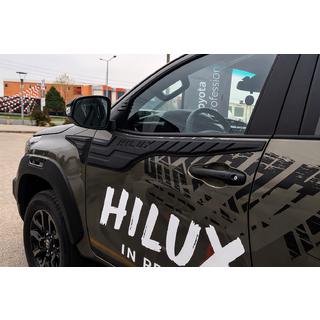 Lišty na horní část dveří (4 ks, ABS) Toyota Hilux 2015– fotografie 1