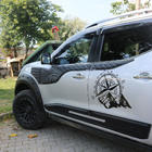 Nissan Navara/NP300 2016– Lišta na horní hranu dveří (6 ks, ABS) fotografie 1