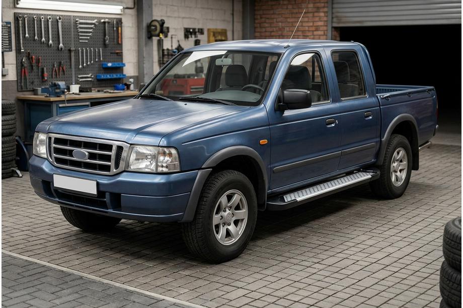 Ford Ranger 2002–2006 Boční nášlapy Allmond Grey (2 ks, hliník) Image