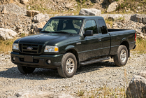 Ford Ranger 2002–2006 Boční prahy Allmond Black (2 ks, hliník) fotografie 1