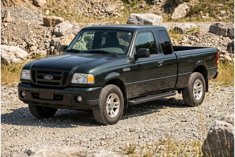 Ford Ranger 2002–2006 Boční prahy Allmond Black (2 ks, hliník) Image