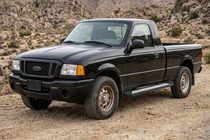 Ford Ranger 2002–2006 Boční nášlapy Vision New Black (2 ks, hliník) fotografie 1
