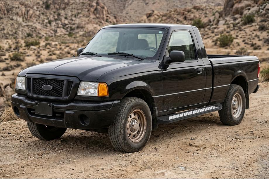 Ford Ranger 2002–2006 Boční nášlapy Vision New Black (2 ks, hliník) Image