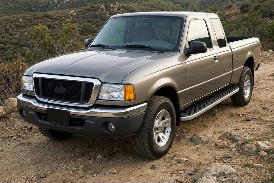 Ford Ranger 2002–2006 Boční nášlapy Tayga Grey (2 ks, hliník) Image