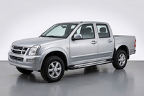 Isuzu D-Max 2002–2011 Boční prahy Line (2007-2012, 2 ks, hliník) fotografie 1
