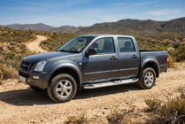 Isuzu D-Max 2002–2011 Boční nášlapy Mevsim Grey (2007-2012, 2 ks, hliník) fotografie 1