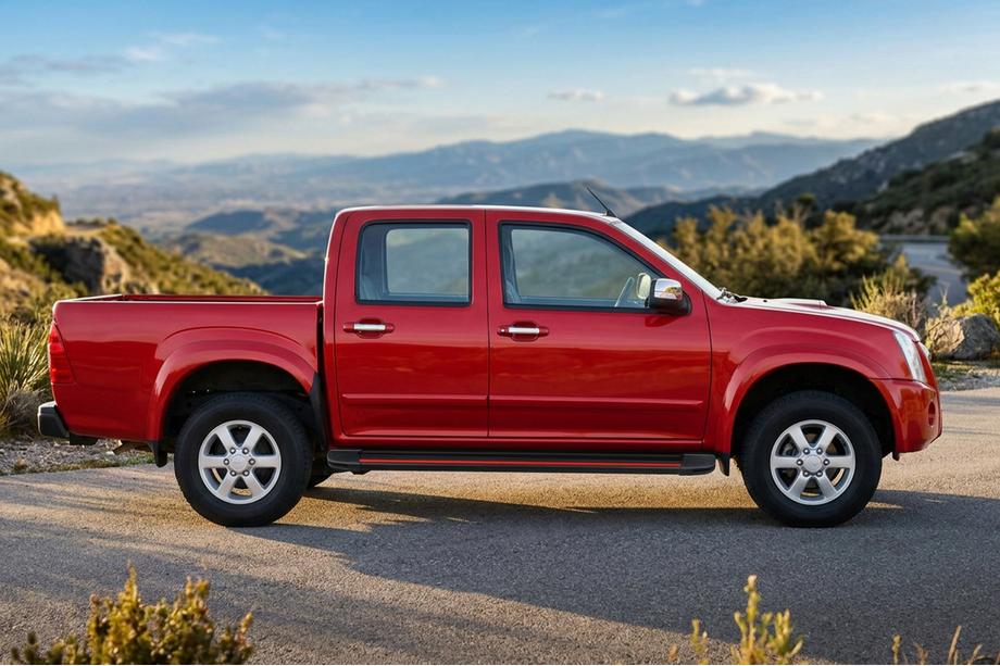 Isuzu D-Max 2002–2011 Boční nášlapy Maya Red (2007-2012, 2 ks, hliník) Image