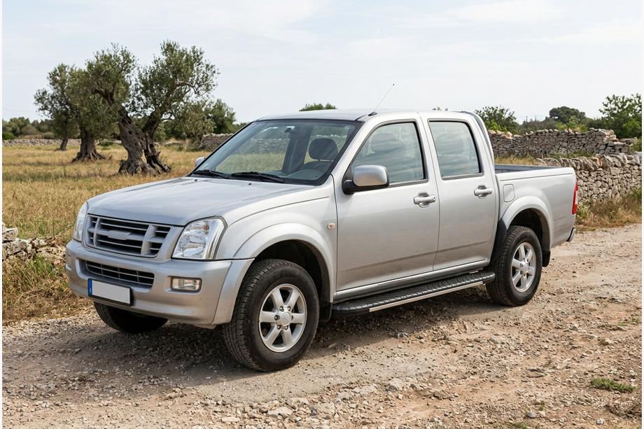 Isuzu D-Max 2002–2011 Boční prahy Bosphore Grey (2007-2012, 2 ks, hliník) Image