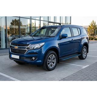 Boční nášlapy Maya Blue (2 ks, hliník)