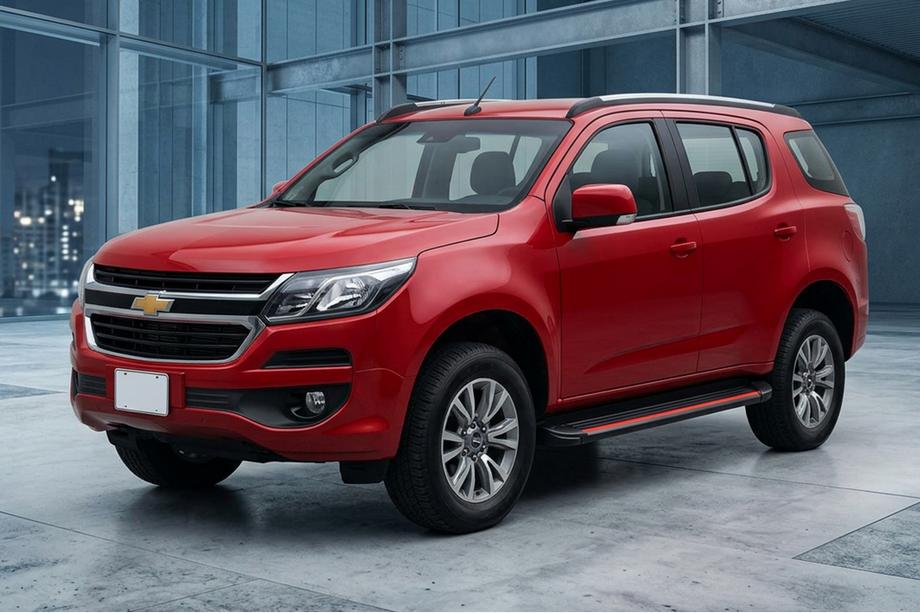 Chevrolet Trailblazer 2012–2019 Boční prahy Maya Red (2 ks, hliník) Image