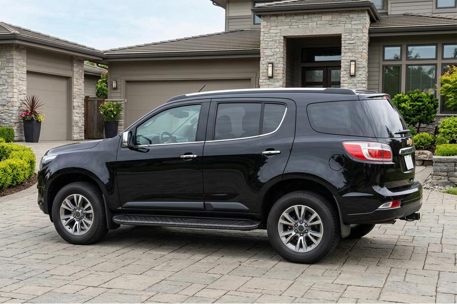 Chevrolet Trailblazer 2012–2019 Boční prahy Bosphorus Black (2 ks, hliník) Image