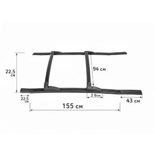OEM střešní ližiny GreatWall Haval/Hover H3 2005–2013 fotografie 4