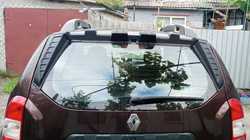 Dacia Duster 2018–2024 Spoiler, 3dílný (ABS) V-1 fotografie 3