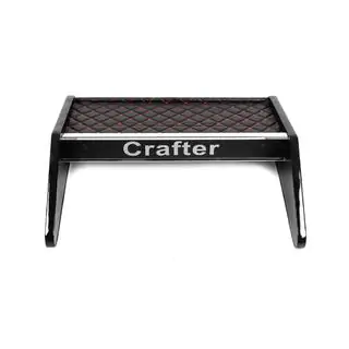 Odkládací polička na palubní desku (černá s červeným prošitím) Volkswagen Crafter 2006–2016 fotografie 3