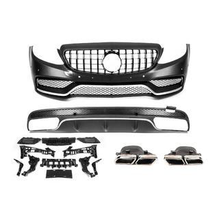 Kompletní bodykit sada s difuzorem V1 (AMG C63-designs 2014-2018) Mercedes C-Class W205 2014–2021 fotografie 1