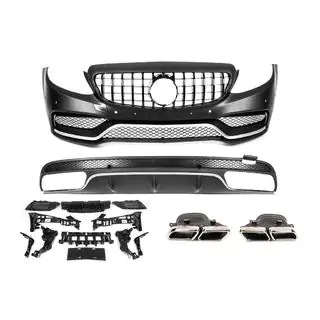 Kompletní bodykit sada s difuzorem V1 (AMG C63-designs 2014-2018) fotografie 1