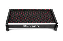 Opel Movano 2004–2010 Odkládací polička na palubní desku (černá s červeným prošitím) fotografie 2