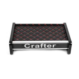 Odkládací polička na palubní desku (černá s červeným prošitím) Volkswagen Crafter 2016– fotografie 3