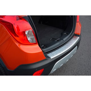 Ochranná lišta zadního nárazníku OmsaLine (2012-2016, nerez) Opel Mokka 2012–2021 fotografie 1