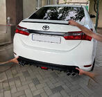 Toyota Corolla 2013–2019 Zadní difuzor V3 (1234 Upgrade) fotografie 1