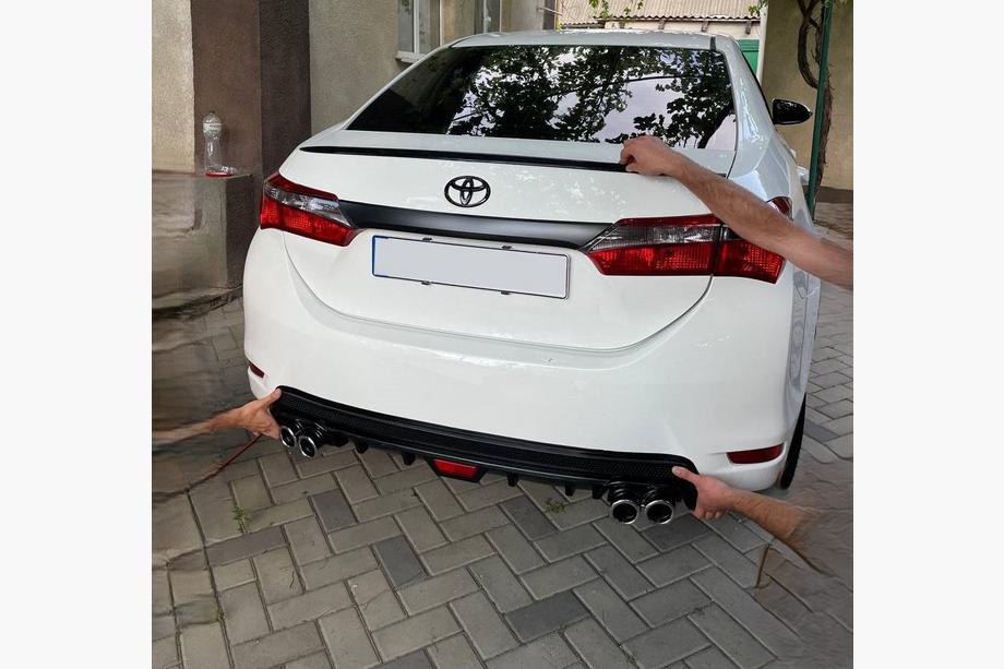 Toyota Corolla 2013–2019 Zadní difuzor V3 (1234 Upgrade) Image