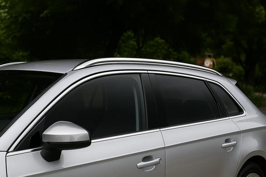 Audi A3 2012–2020 Střešní ližiny (2 ks, hliník) Fotografie 4