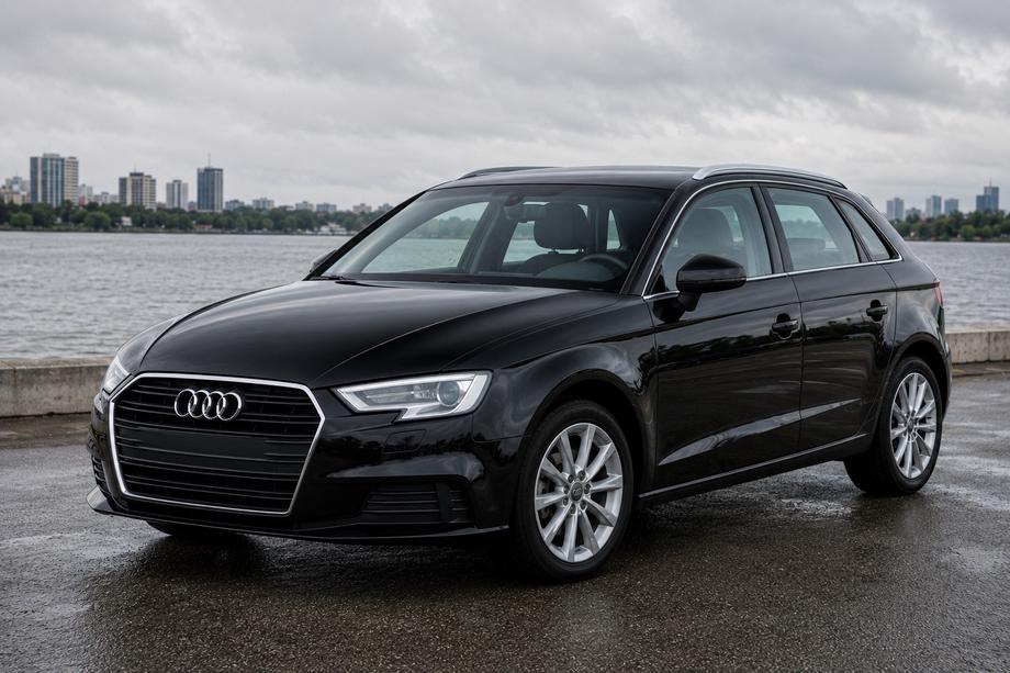 Audi A3 2012–2020 Střešní ližiny (2 ks, hliník) Fotografie 2