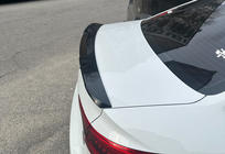 Audi A4 B9 2015–2024 Lip spoiler (1234 Upgrade, černý) fotografie 3