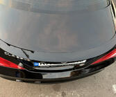 Mercedes CLA C117 2013–2019 Lip spoiler (1234 Upgrade, černý) fotografie 6