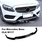 Mercedes CLA C117 2013–2019 Přední lip spoiler V1 (černý) fotografie 3