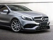 Mercedes A-class W176 2012–2018 Přední lip spoiler (pro AMG-Line / A45 AMG HB 2016-2018, černý) fotografie 1