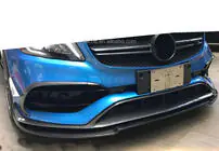 Mercedes A-class W176 2012–2018 Přední lip spoiler (pro AMG-Line / A45 AMG HB 2016-2018, černý) fotografie 3