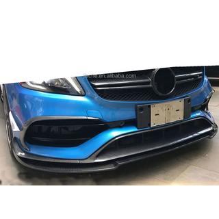 Přední lip spoiler (pro AMG-Line / A45 AMG HB 2016-2018, černý) Mercedes A-сlass W176 2012–2018 fotografie 3