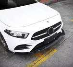 Mercedes A-class W177 2018– Přední lip spoiler (pro AMG-Line 2018-2021, černý) fotografie 2