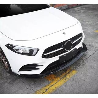 Přední lip spoiler (pro AMG-Line 2018-2021, černý) Mercedes A-class W177 2018– fotografie 2